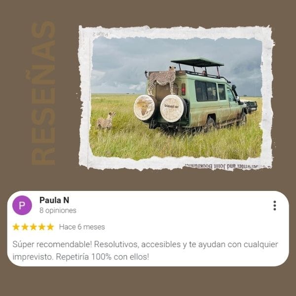 safari de familia con padres adultos